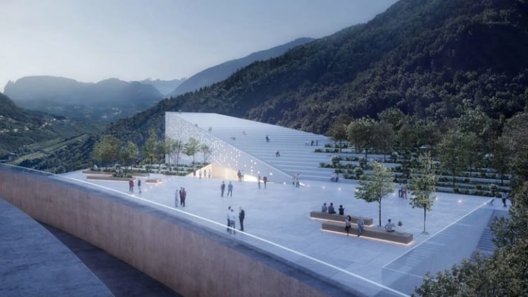 Snøhetta propose mountain-top museum quarter in Italy