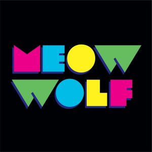 Meow Wolf black logo