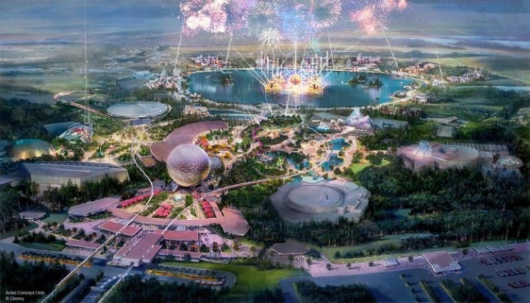 disney epcot transformation