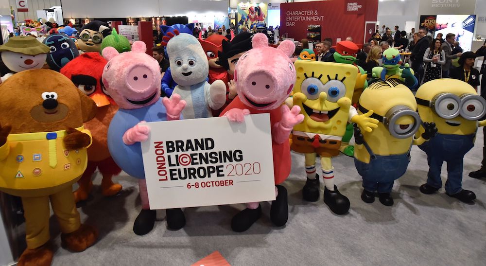 Brand Licensing Europe 2020 characters