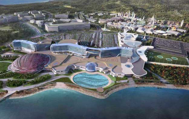Paramount korea theme park at Inspire IR by Mohegan