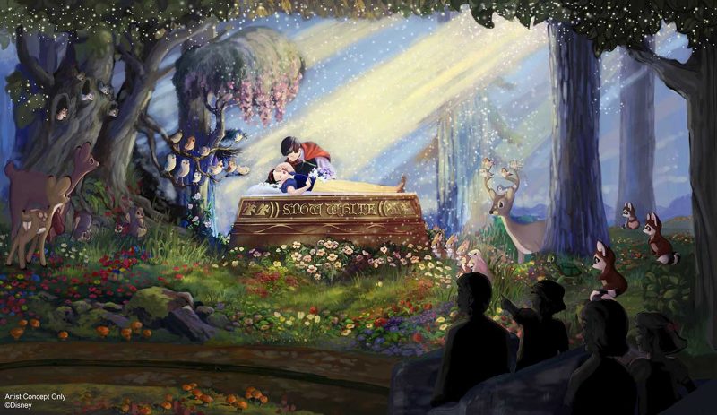 Disney shares concept art and details of Snow White ride refurb