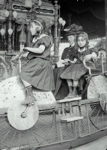 Carousel in Luna Park, Paris, 1910