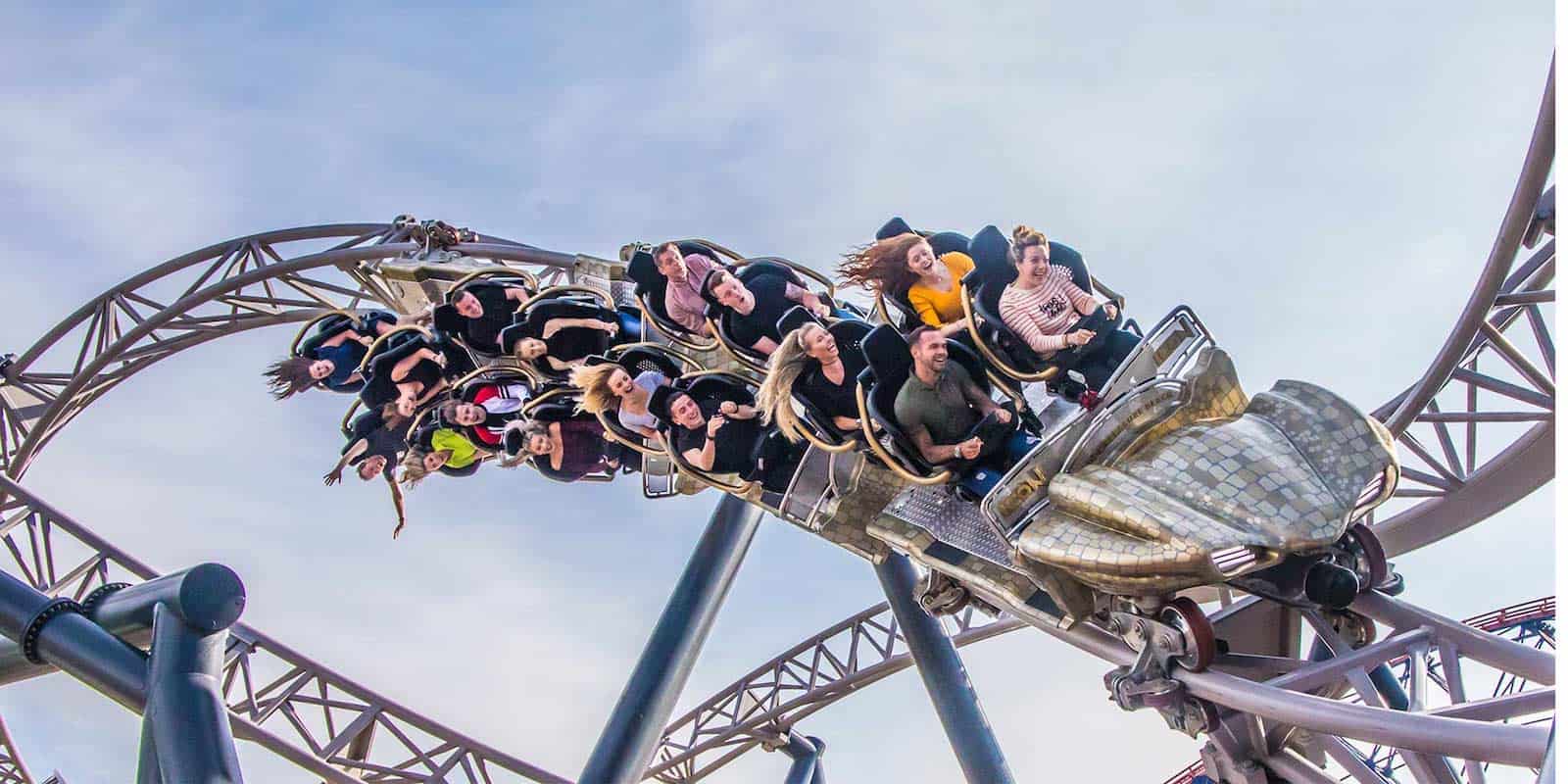 Park shuts down roller coaster after visitor spots cracked support beam  shift out of place as coaster speeds past