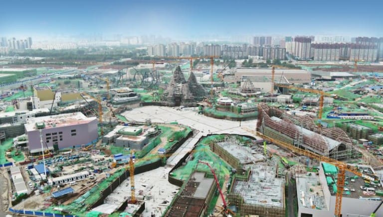 universal beijing resort construction