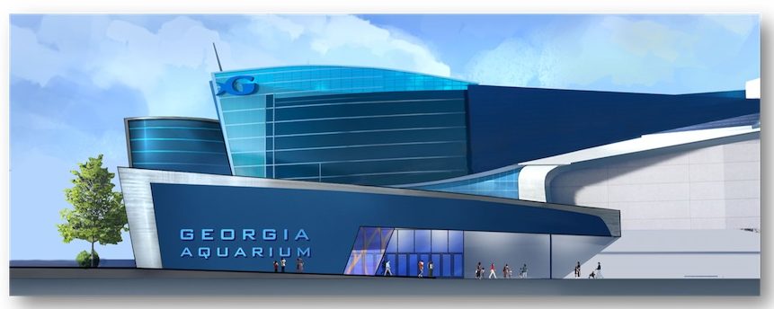 Georgia Aquarium Exterior plan