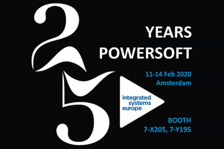 Powersoft celebrates 25 years at ISE 2020