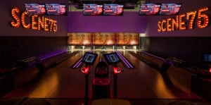 Bowling alley at Scene75