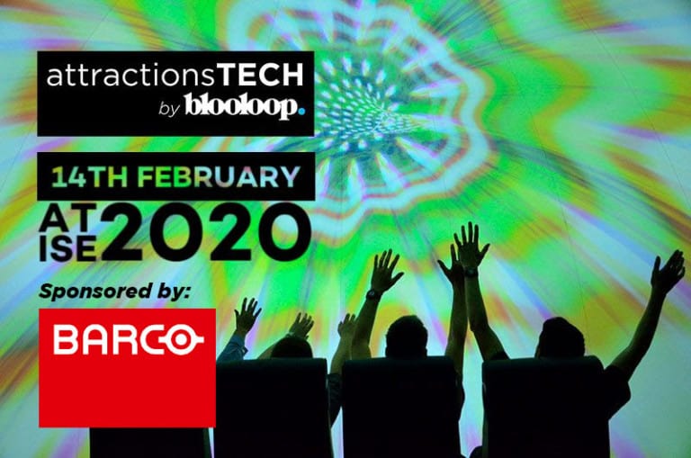 attractionsTECH by blooloop at ISE 2020 sponsored by Barco