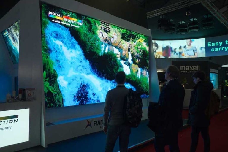 digital projection radiance-led wall at ISE 2020