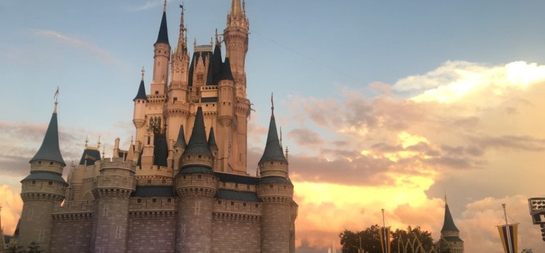 Walt Disney Magic Kingdom Sunset