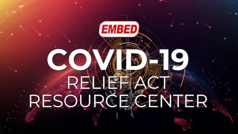 Embed COVID relief act resource center