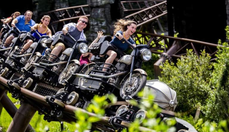 Hagrid motorbike coaster orlando theme parks reopen.