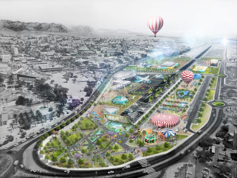 Design for new amusement park in Eliat City