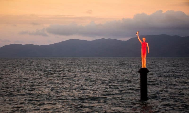 Ocean Siren statue at MOUA