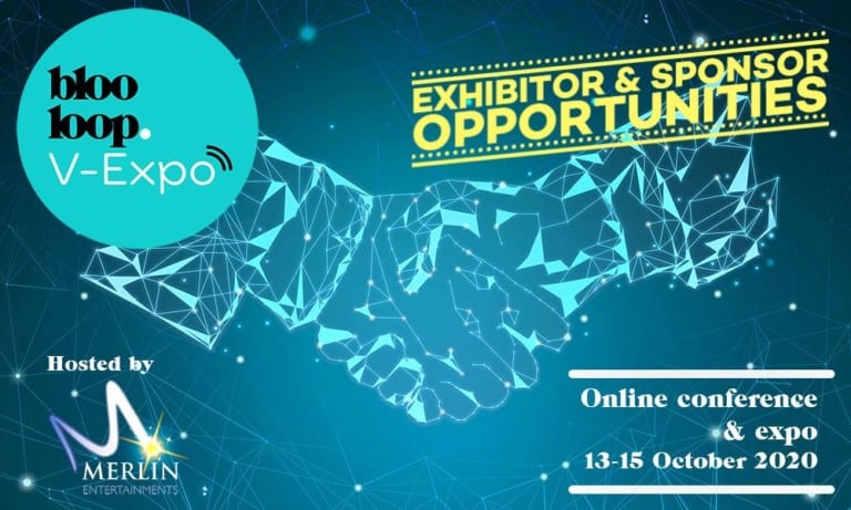 blooloop V-Expo exhibitor and sponsorship opportunities