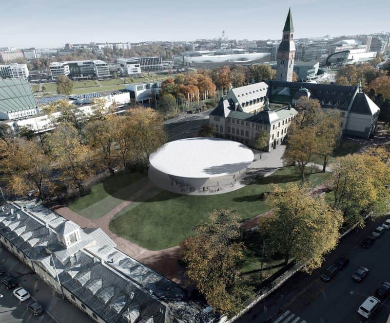 rendering of National Museum of Finland expansion