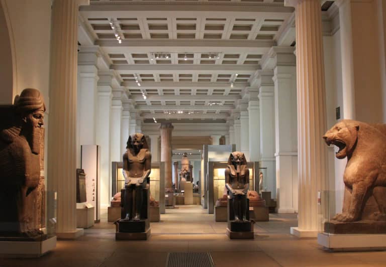 Egyptian Sculpture Gallery British Museum most visited