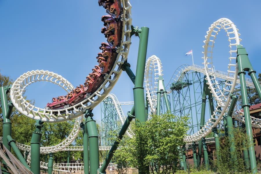 efteling python roller coaster