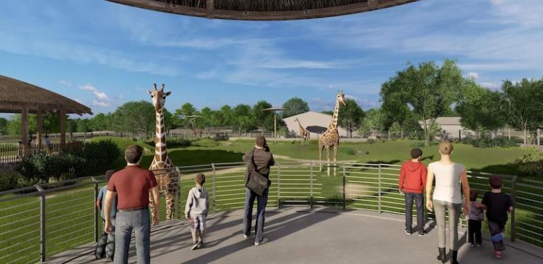 topeka zoo giraffe expansion