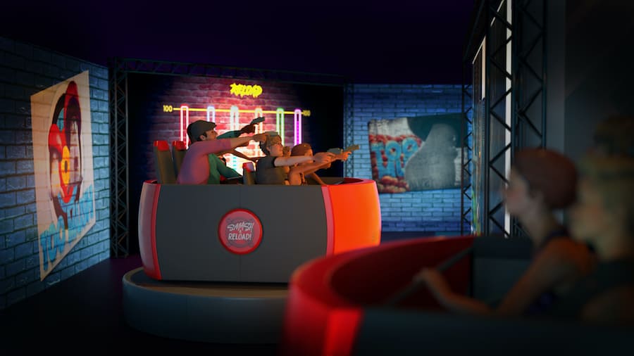 Smash Reload dark ride BoldMove blooloop V-Expo