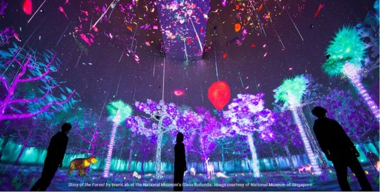 teamLab story of the forest Panasonic