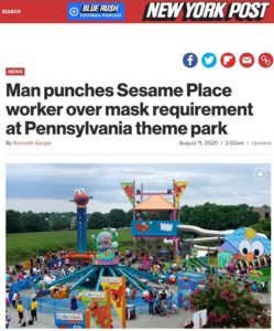 Sesame Place mask assault