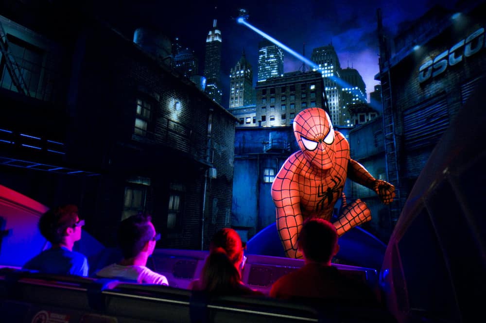 universal adventures of spiderman gut feeling in attractions