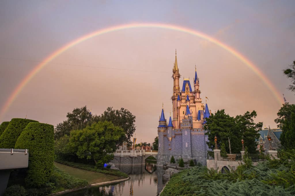 Rainbow over Magic Kingdom Park