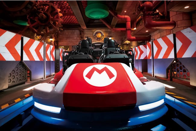 super nintendo world japan mario kart ride vehicle