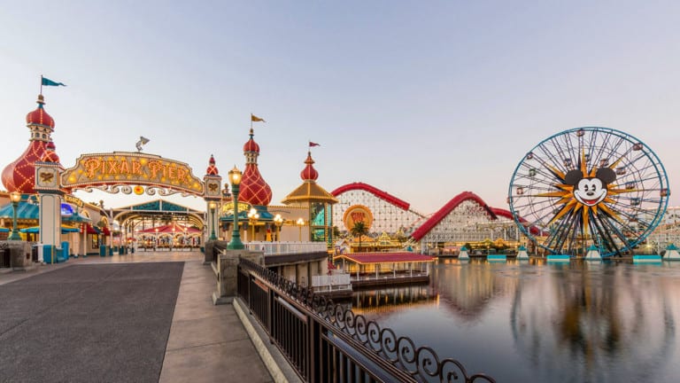 California Lockdown theme parks Pixar Pier in Disney California Adventure Park