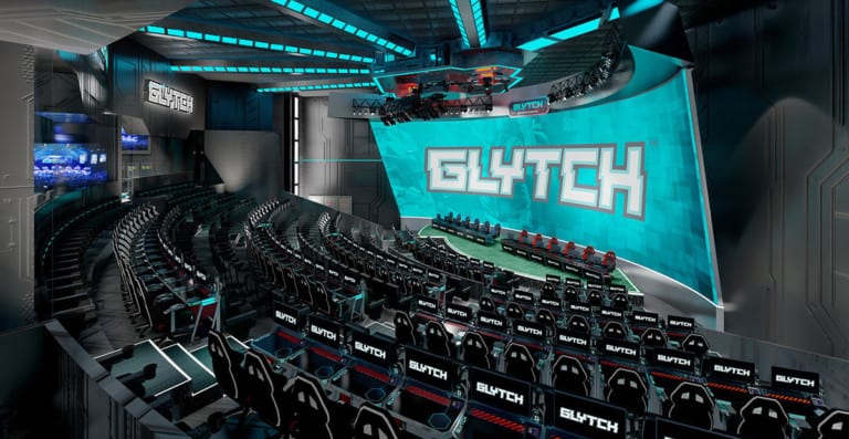 Glytch esports stadium interactive arena LBE