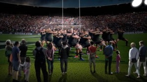 Haka render from All Blacks Experience