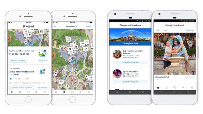 Disneyland mobile app