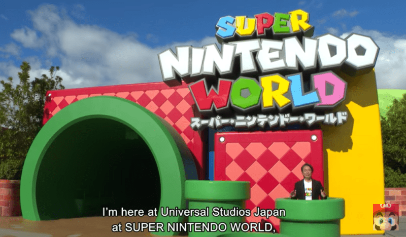 super nintendo world entrance