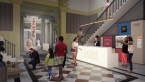 Harris musuem plans welcome area