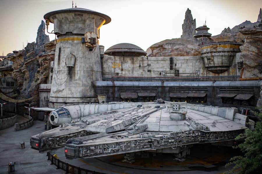 Star Wars: Galaxy's Edge at Disneyland Park in Anaheim, California and at Disney's Hollywood Studios in Lake Buena Vista, Florida, transports guests to Black Spire Outpost, a village on the planet of Batuu. Guests will discover two signature attractions – Millennium Falcon: Smugglers Run and Star Wars: Rise of the Resistance. (Richard Harbaugh/Disney Parks)