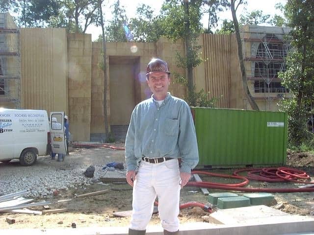 Construction site, Disneyland Resort Paris 2001