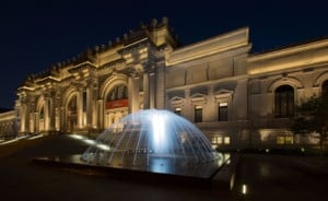 The Met at night