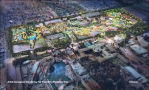 Rendering of DisneylandForward