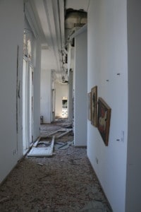 Gallery after the beirut blast Zeina Arida