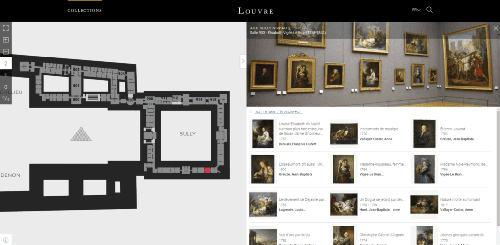 louvre collections database