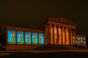 projection mapping munich kunstareal