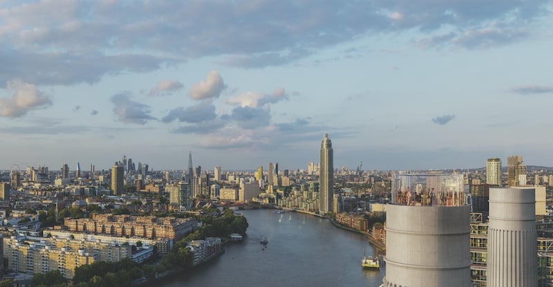 battersea power station chimney lift