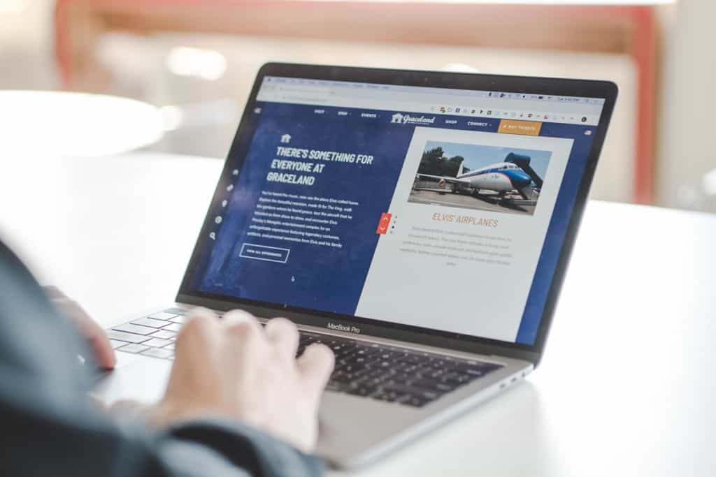 Graceland website Speak Creative
