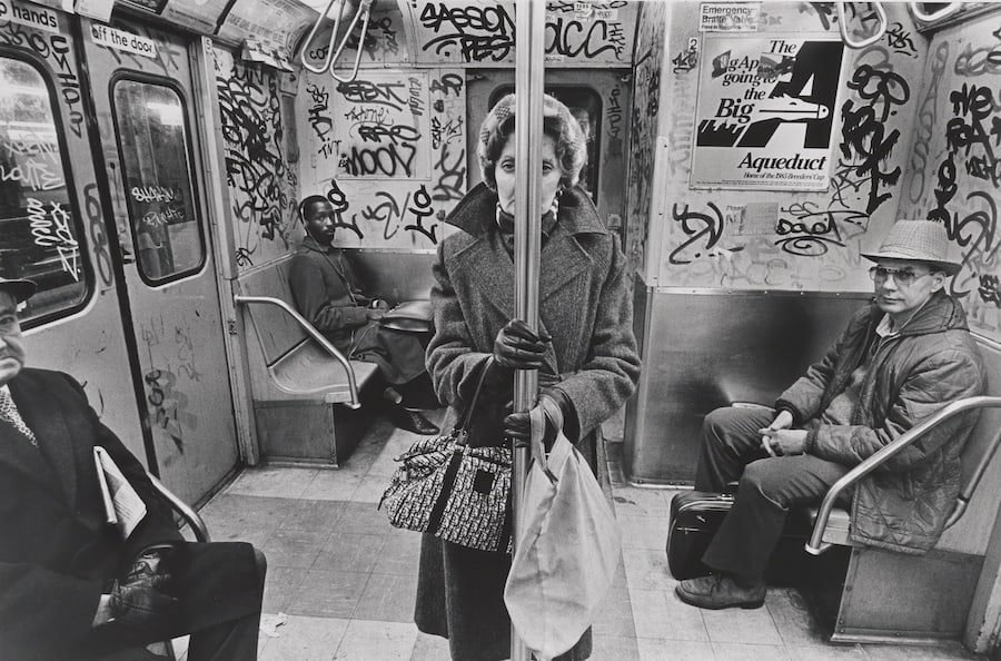 Richard Sandler CC Train, New York, 1985 (printed later) Gelatin silver print Museum of the City of New York