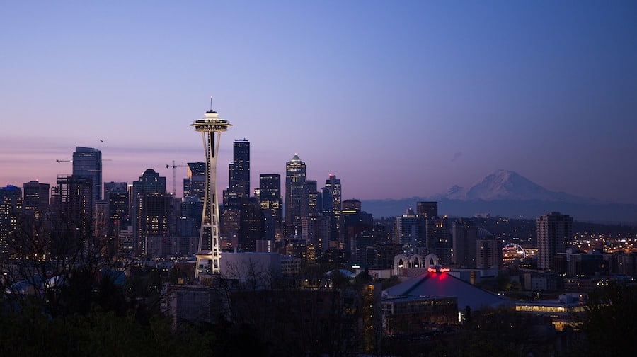 Seattle skyline revitalising retail