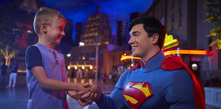 Superman at Warner Bros Abu Dhabi