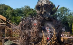 wickerman coaster at Alton Towers