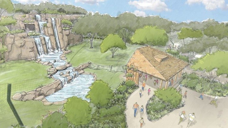 Longhorn Organics ft worth zoo new area concept drawing